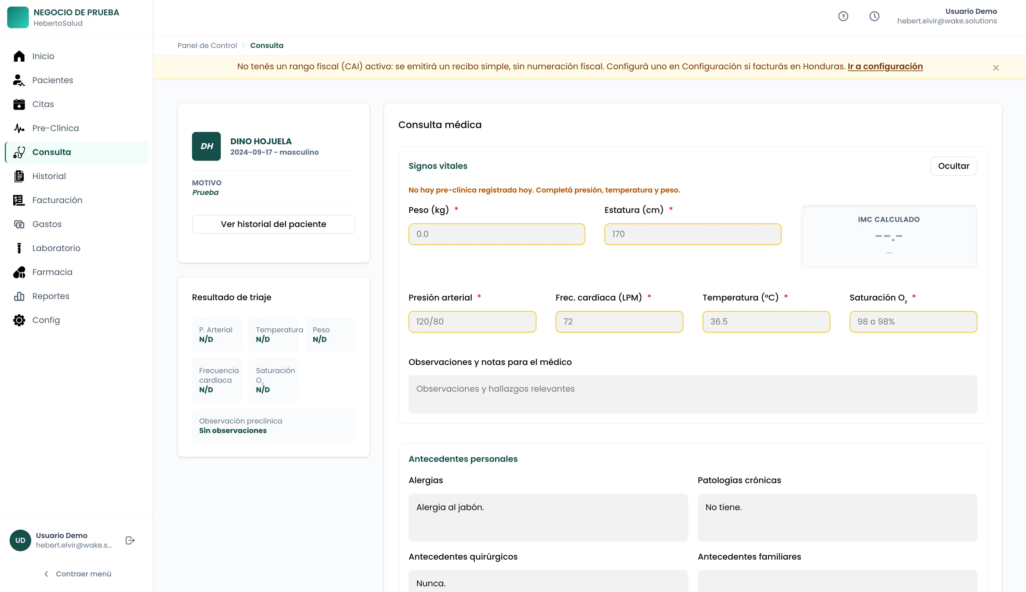 Captura 3 de Wake Health